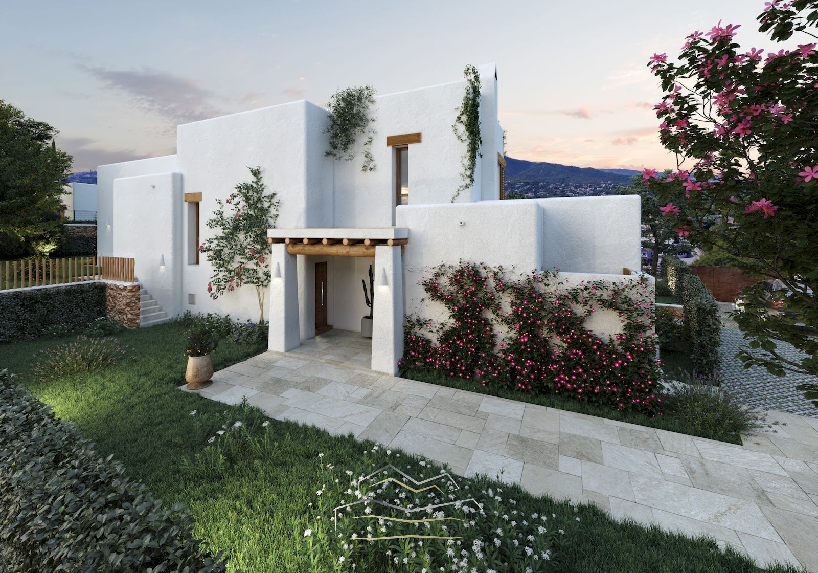 Villa in Ibiza-stijl te koop in Javea