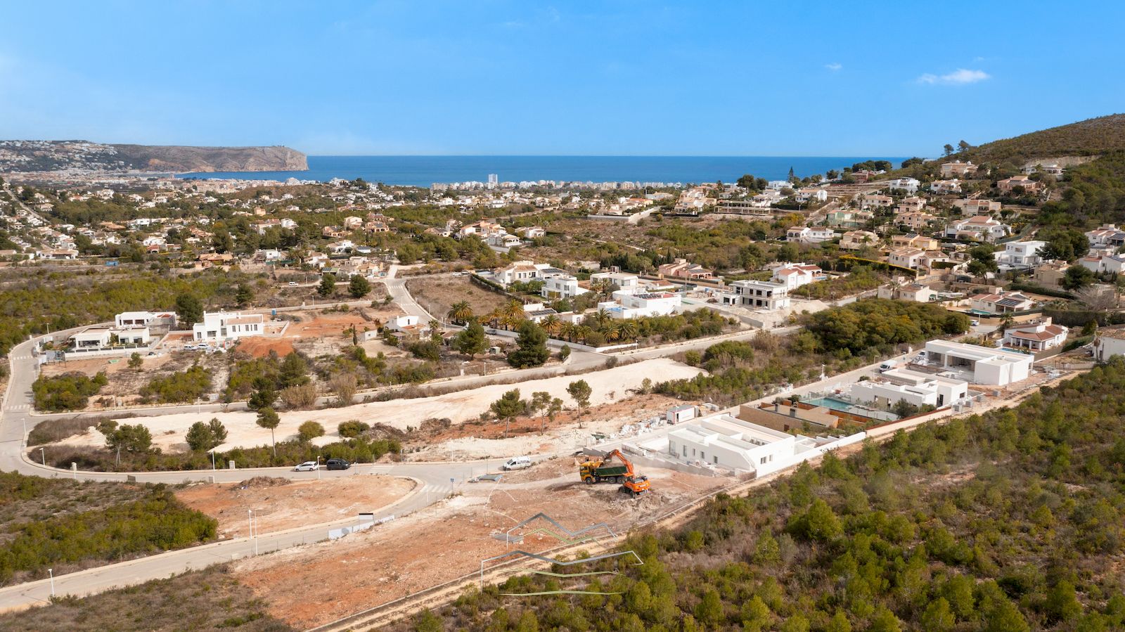 Villa in Ibiza-stijl te koop in Javea