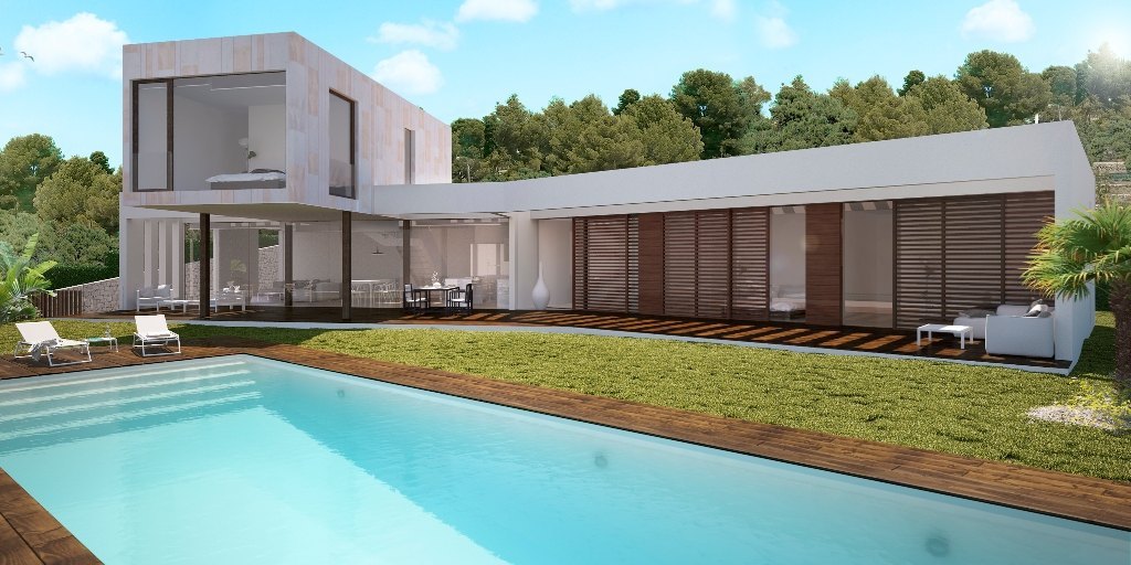 Moderne Villa te koop Project met Uitzicht op Zee - Javea