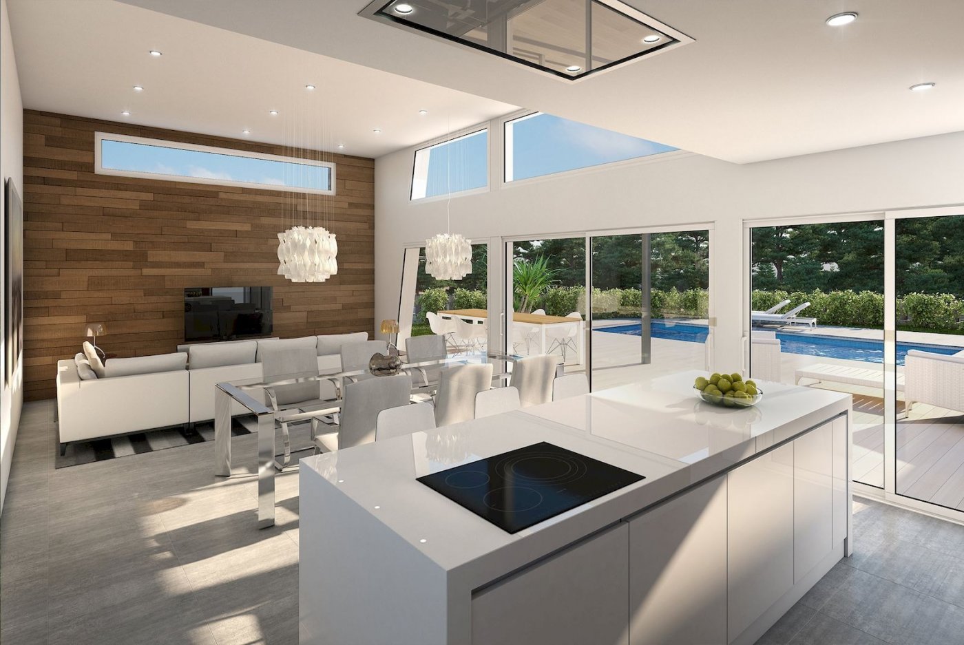 Nieuw gebouwde villa in moderne stijl te koop in Calpe-Costa Blanca Norte
