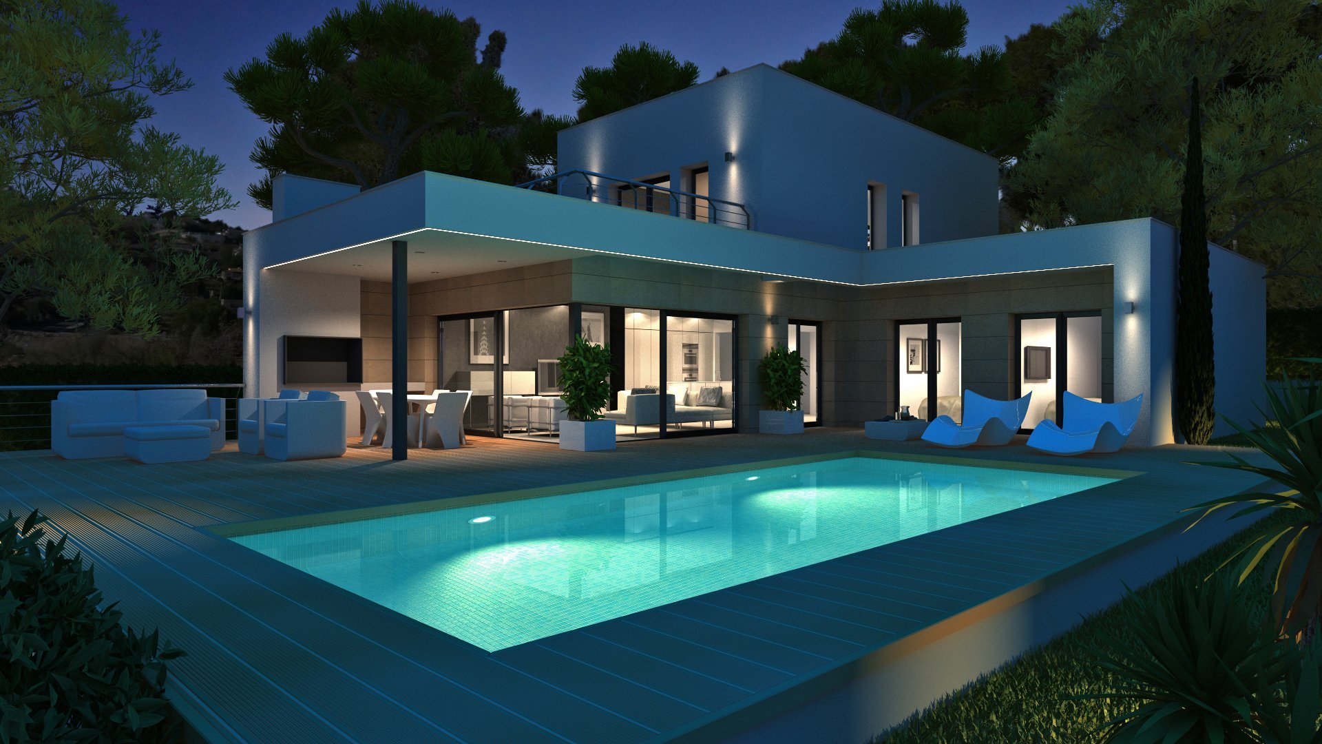 Moderne villa project te koop in La Cala-Javea-Costa Blanca