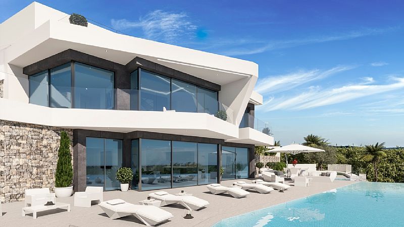 Nieuwbouw villa te koop in Raco de Galeno met uitzicht op zee - Benissa Costa