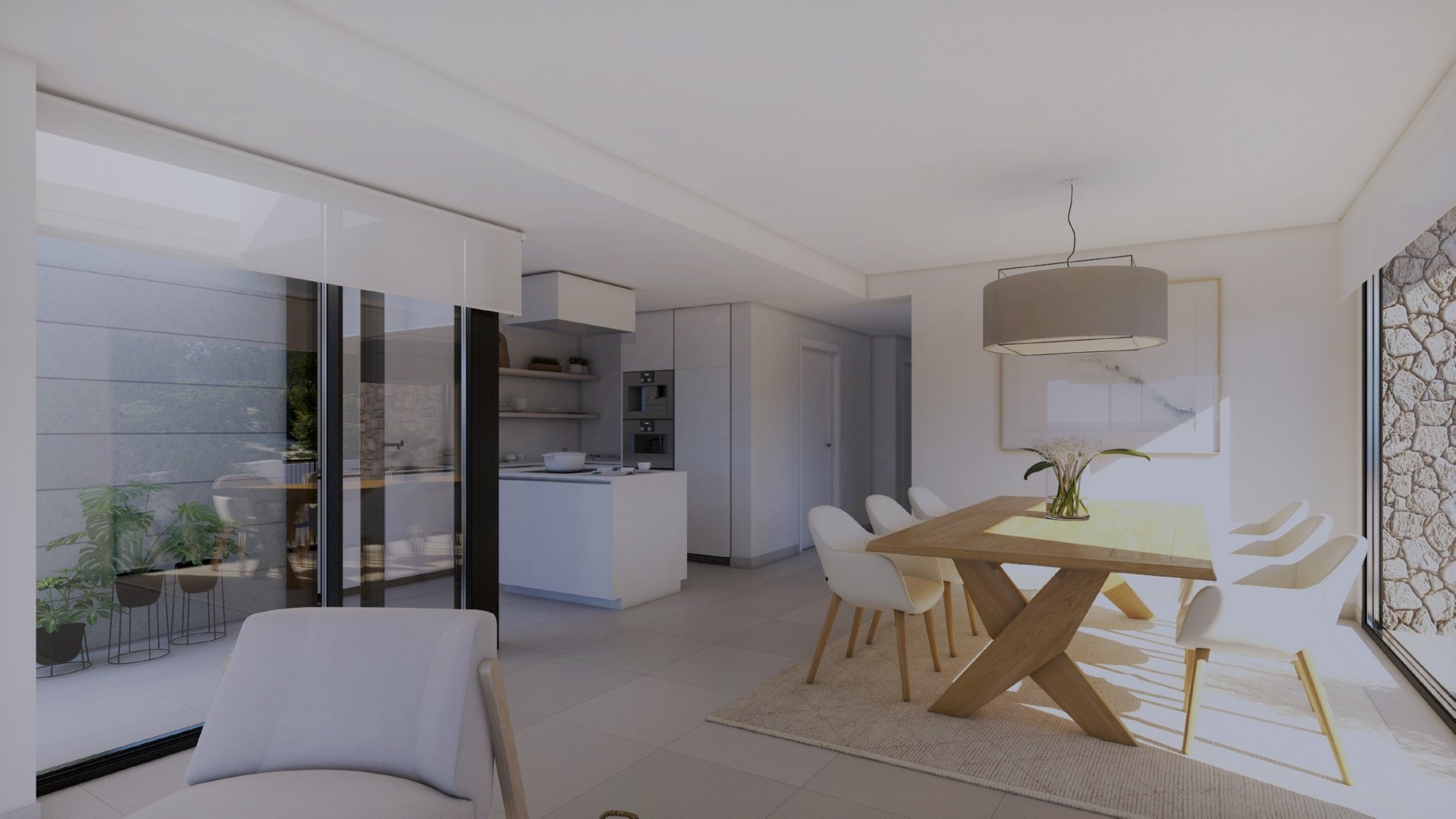Moderne villa met uitzicht op zee in Cumbre del Sol - Alicante - Costa Blanca