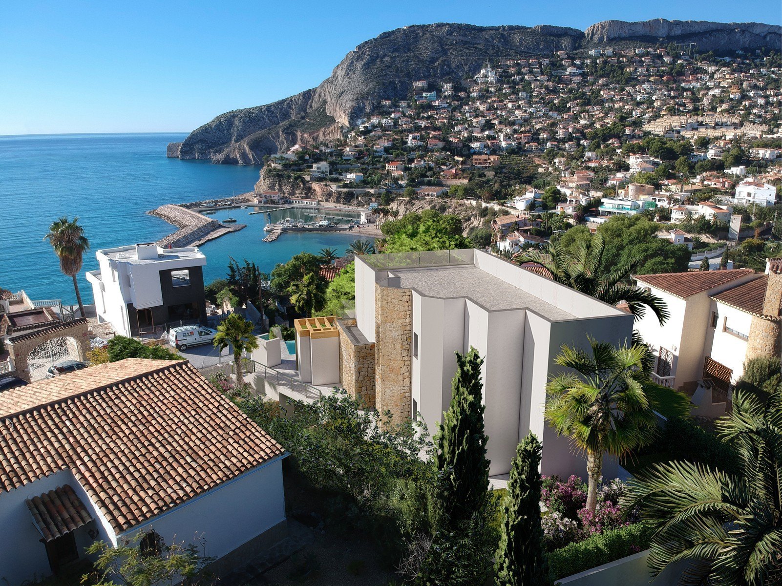 Luxe villa met uitzicht op zee in El Tosal de Calpe - Costa Blanca