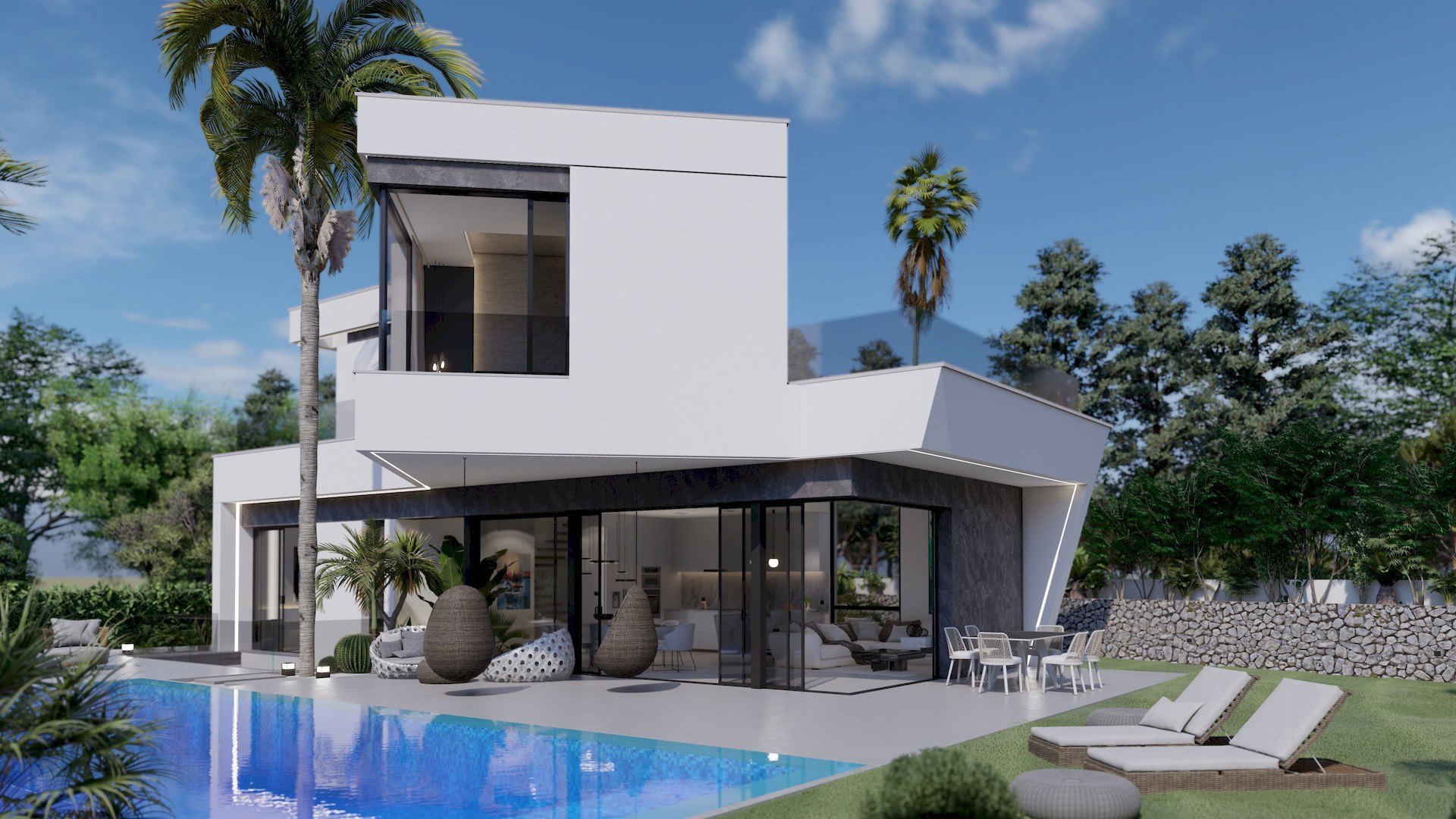 Moderne luxe villa te koop in Benidorm Blanca 6343C