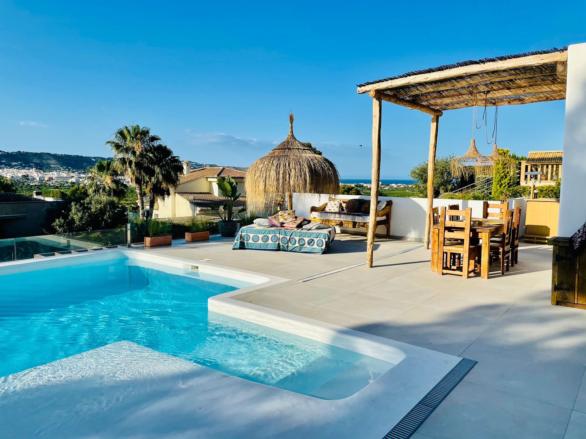 Ibiza stijl luxe villa van nieuwbouw te koop in Piver - Javea