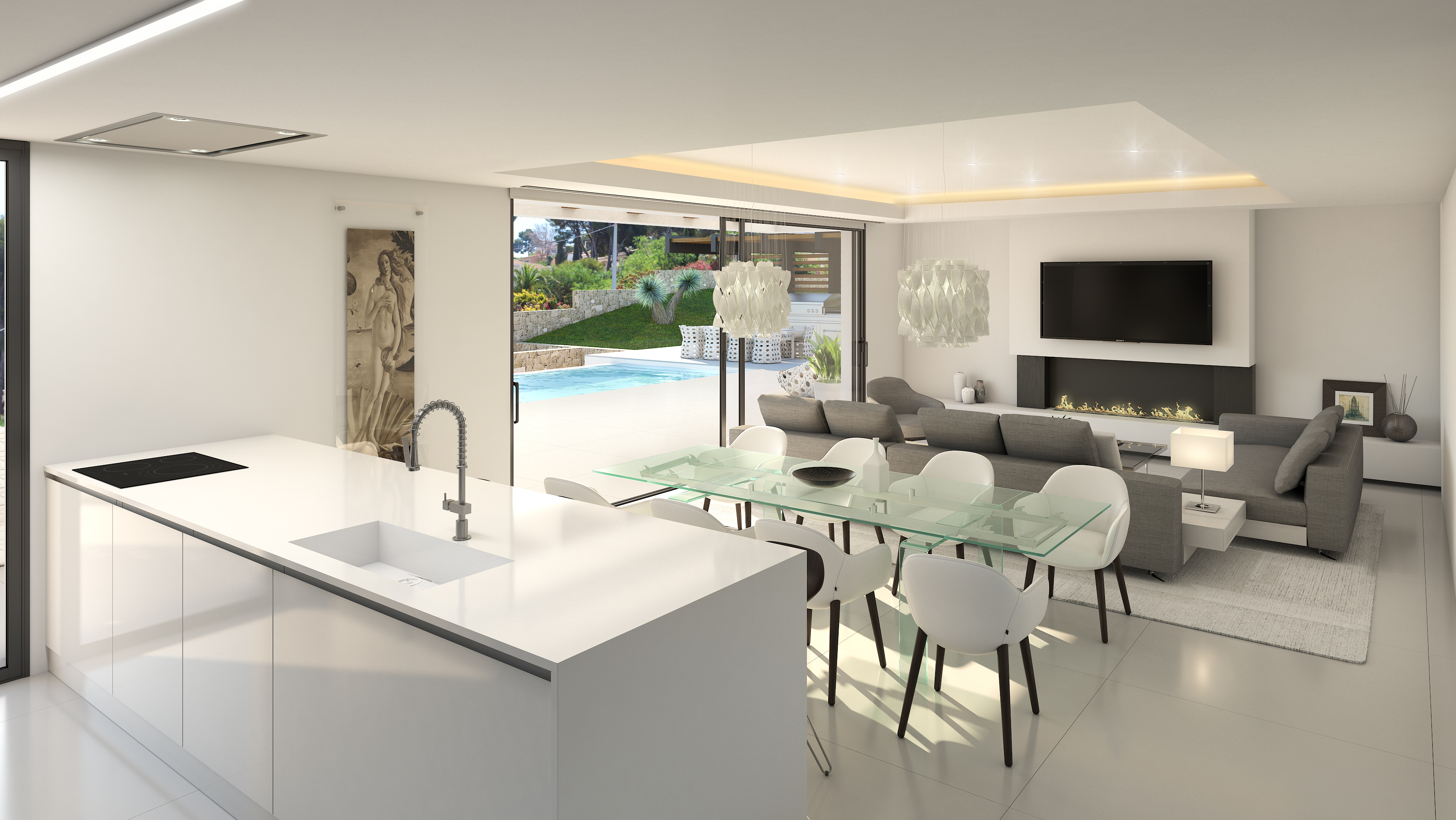 Moderne Villa te koop met Zeezicht in Pinosol - Javea