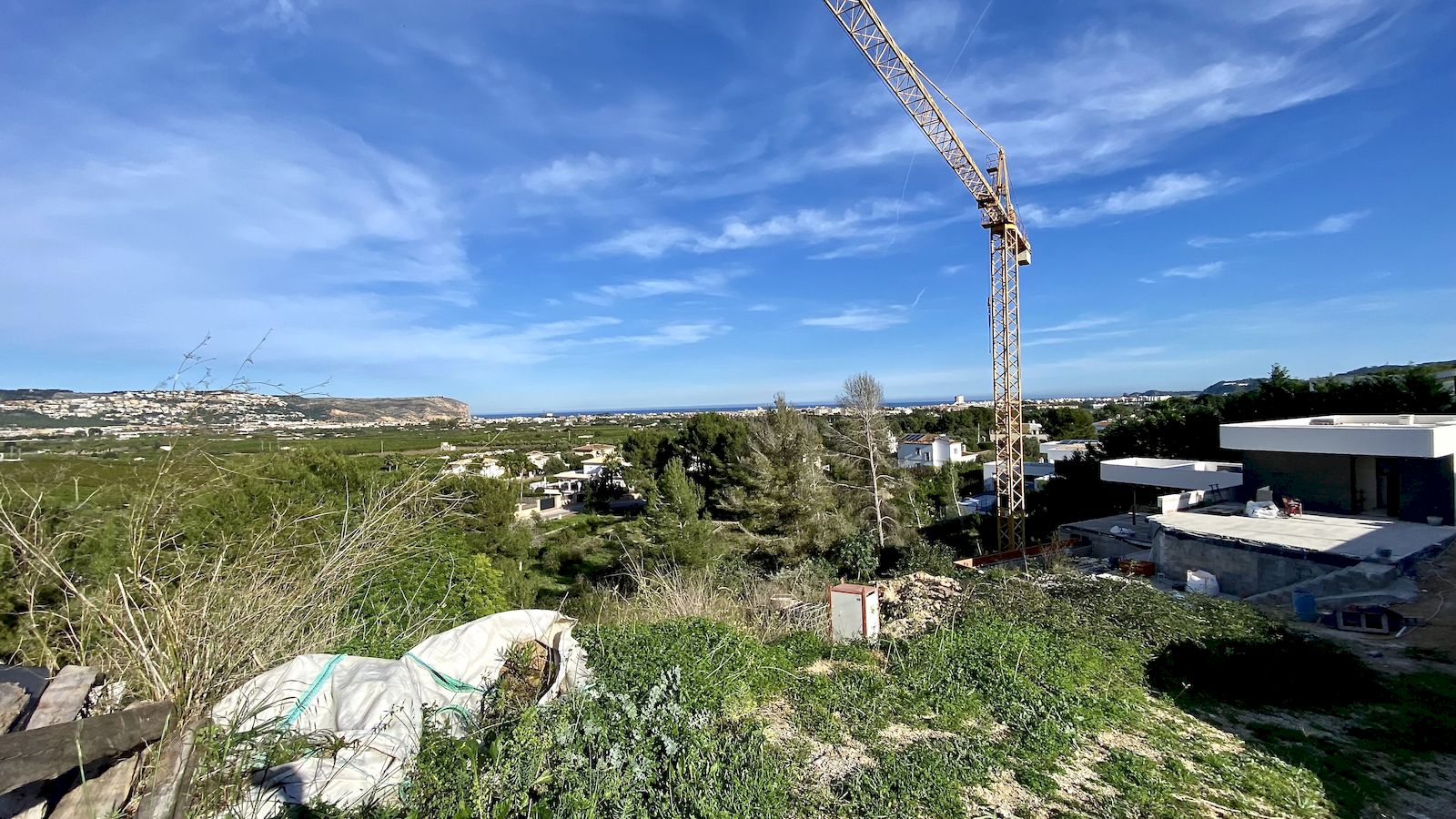 Perceel te koop met zeezicht in urbanisatie Puerta Fenicia - Javea