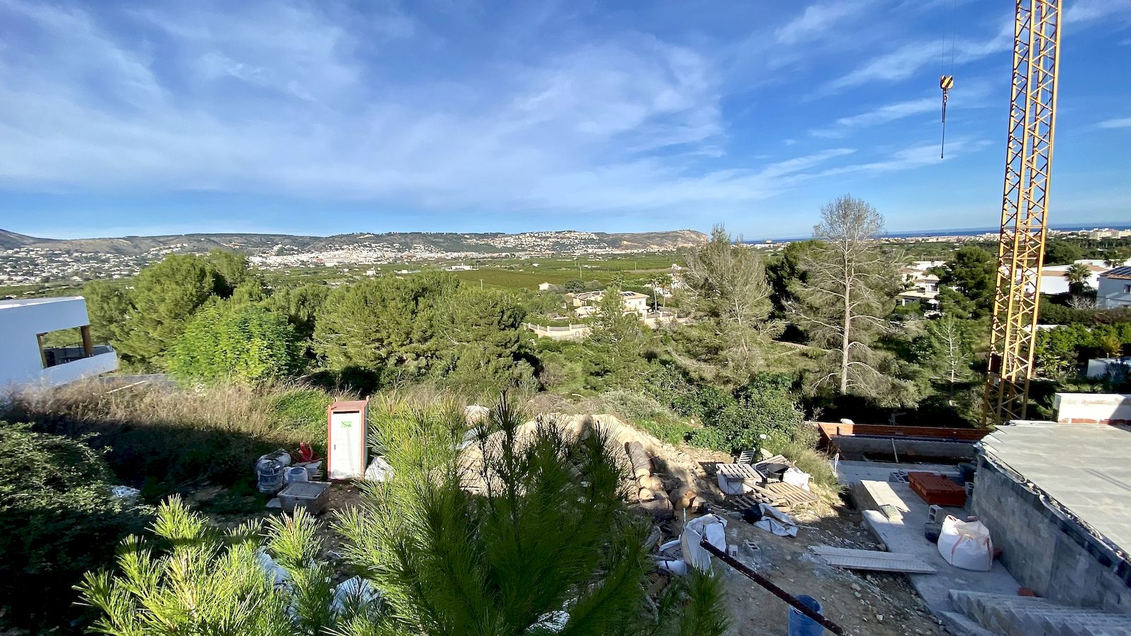 Perceel te koop met zeezicht in urbanisatie Puerta Fenicia - Javea