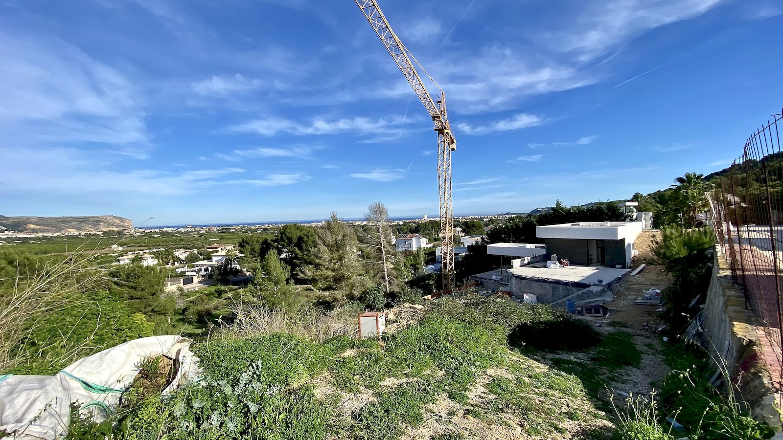 Perceel te koop met zeezicht in urbanisatie Puerta Fenicia - Javea