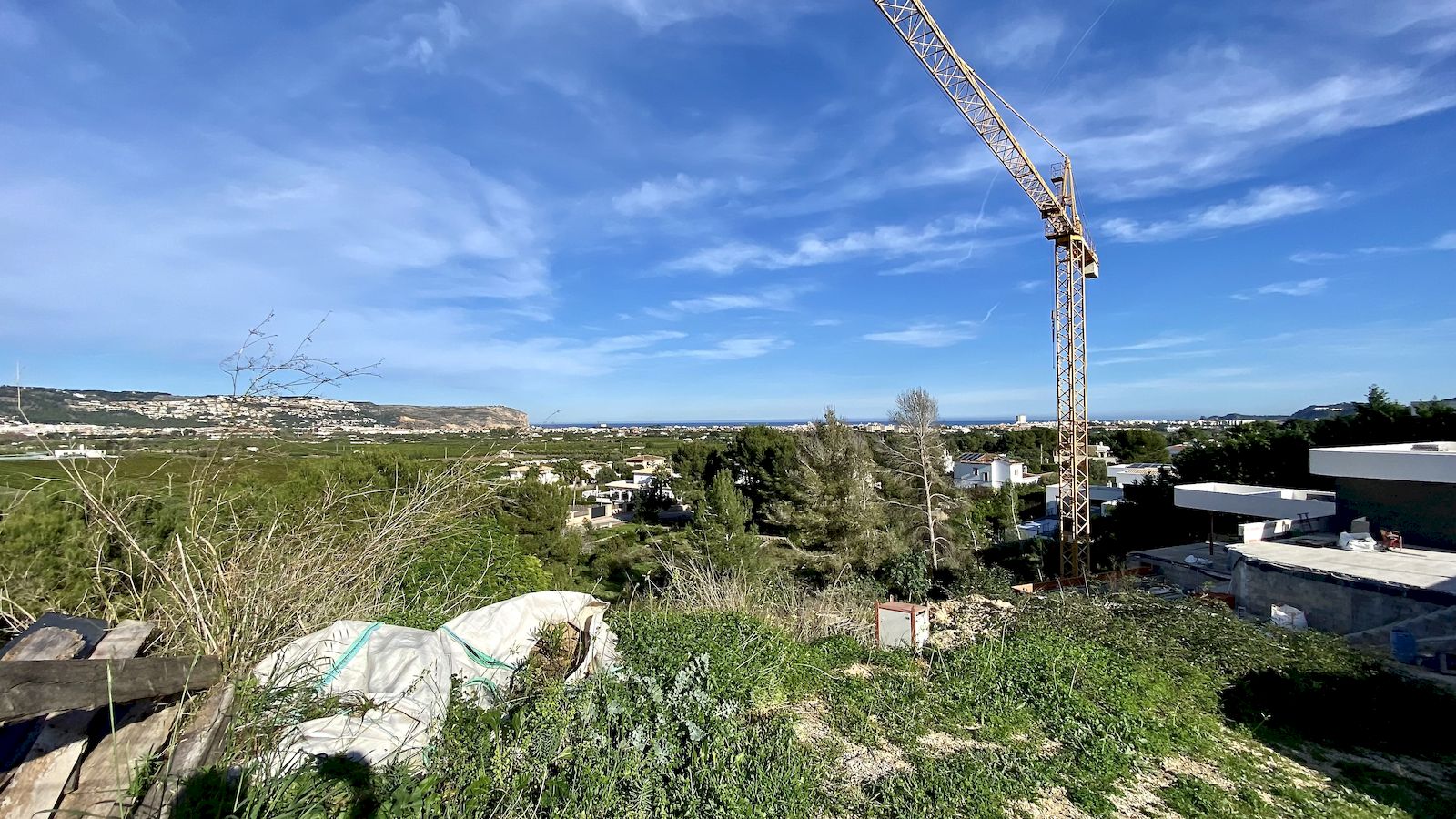 Perceel te koop met zeezicht in urbanisatie Puerta Fenicia - Javea
