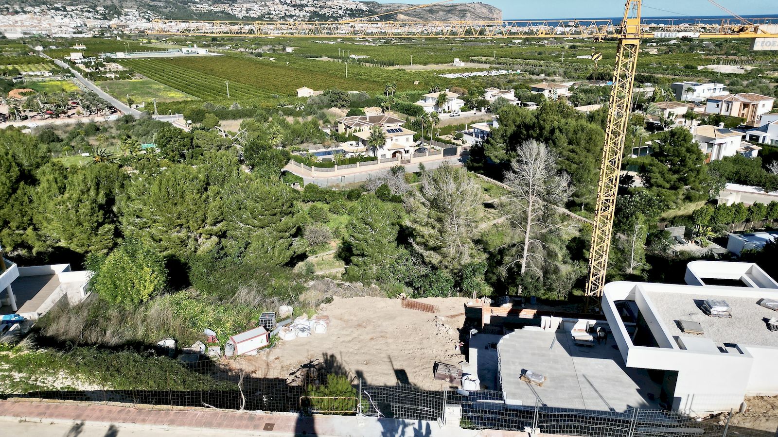 Perceel te koop met zeezicht in urbanisatie Puerta Fenicia - Javea