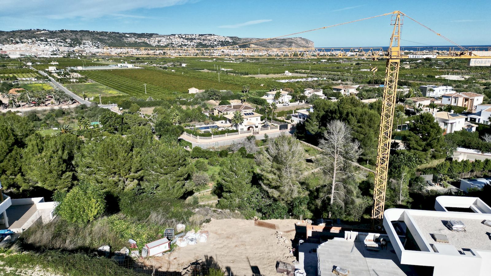 Perceel te koop met zeezicht in urbanisatie Puerta Fenicia - Javea